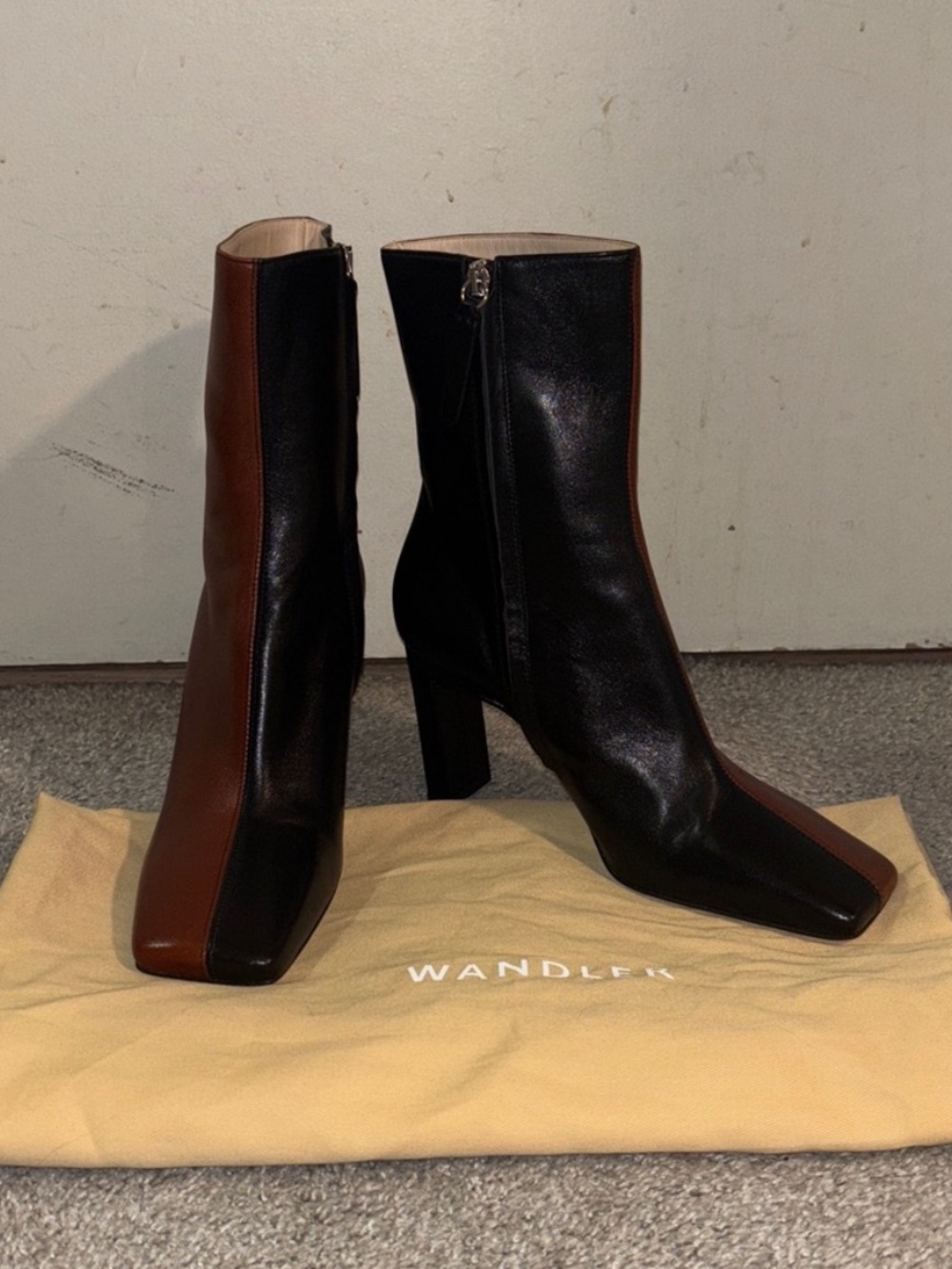 🧉 Wandler Two-Tone Boots - Picture 2 of 15